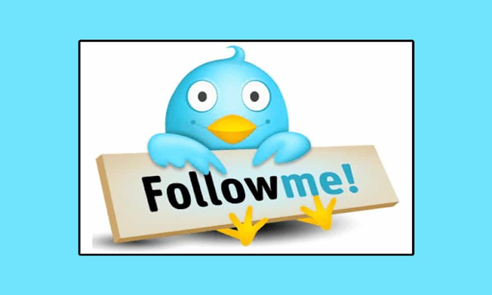 How To Add Twitter Follow Button On Blogger