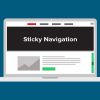 How To Create A Sticky Menu While Scrolling Using CSS/HTML