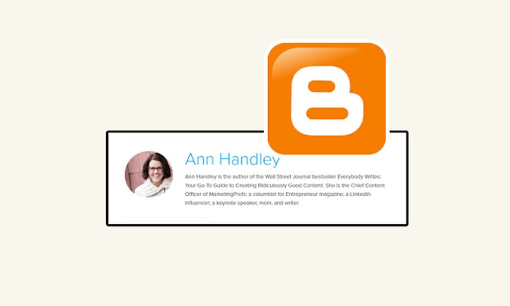 How To Show Author Profile Below Posts On Blogger