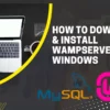 how to install and download wampserver on windows