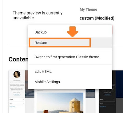 How To Upload New Theme In Blogger - Step By Step 2