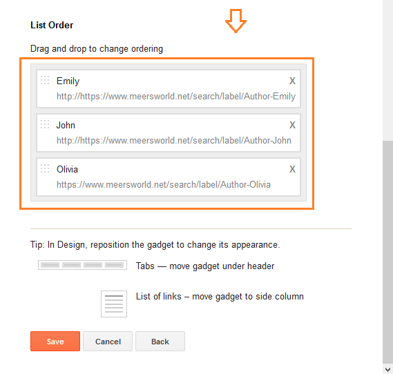 How To Filter Blogger Posts By Authors | List Of Authors Widget 7