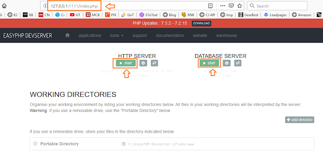 How To Install EasyPHP Devserver On Windows 10 | Show Databases On phpMyAdmin 9