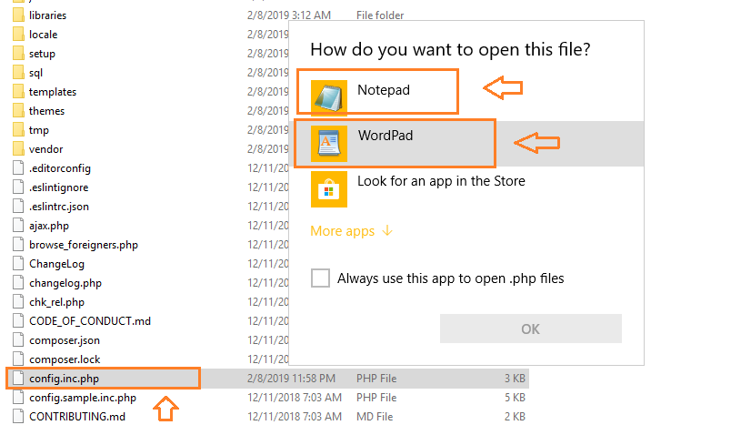 fresh xampp install phpmyadmin no username password