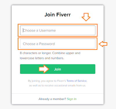 How to signup for Fiverr Seller account