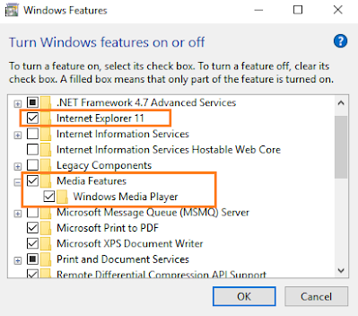 How To Install/Uninstall Windows Media Player & Internet Explorer In Windows 10 4