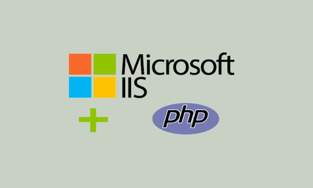 Install PHP On IIS In Windows 10