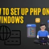 How to set up PHP on IIS in Windows