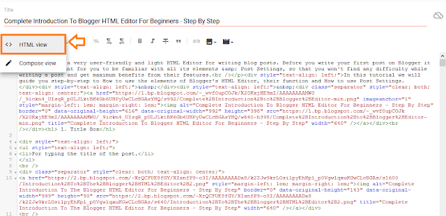 Before You Write Your First Post On Blogger, Must Understand These ...