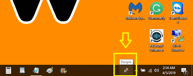 How To Show Hide People Bar On Windows 10 | Enable/Disable People Bar