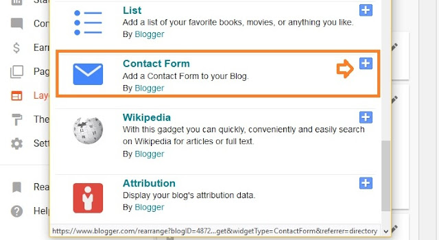 How To Add A Contact Form & Create A Separate Contact Us Page On Blogger 5