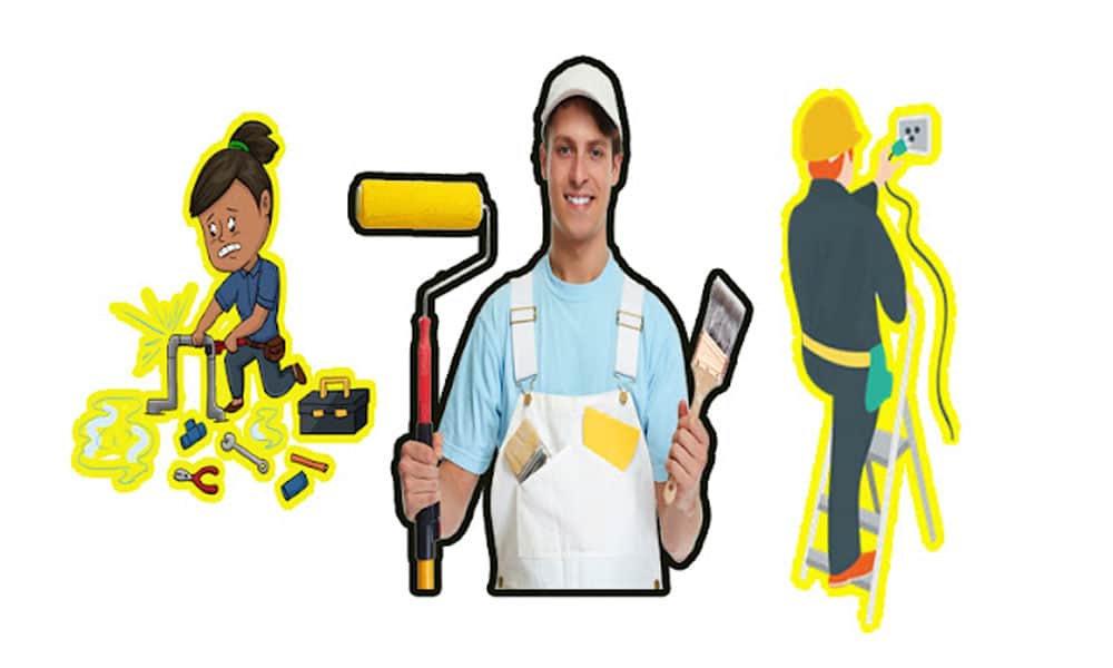 Rawalpindi Islamabad Plumber, Tile Setter, Painter, Electrician, Carpenter & Mason