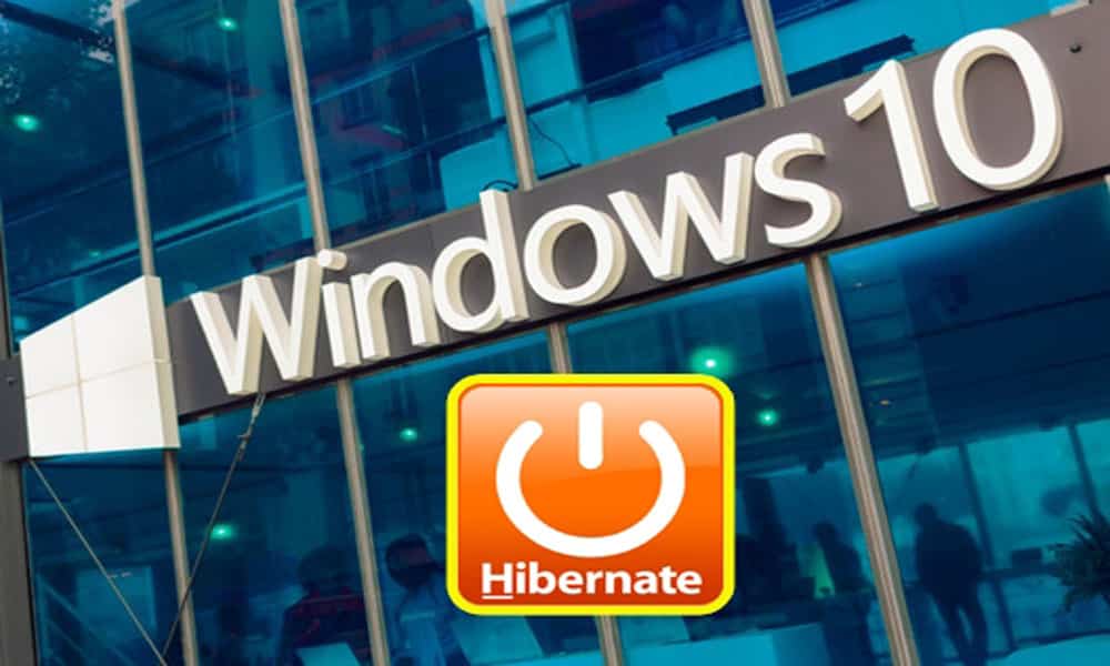 How To Enable Hibernate Option On Windows 10