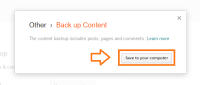 How To Import And Back Up Content In Blogger 5