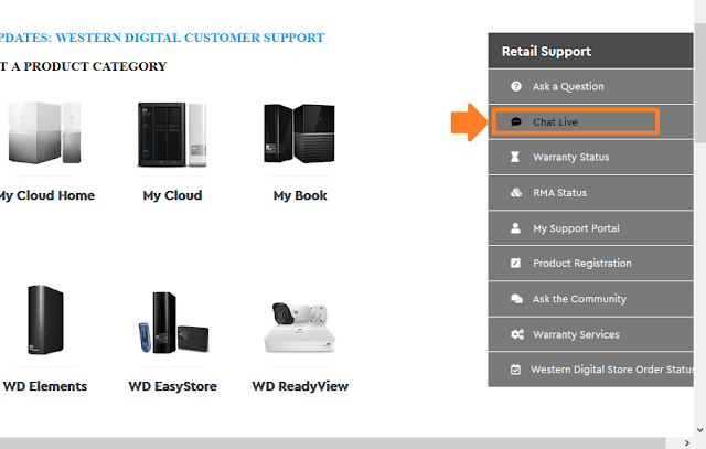 How To Contact WD Product Support 1