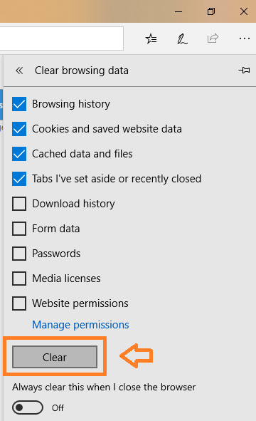 How To Clear History, Cookies, Cache In Chrome, Firefox, Opera And Microsoft Edge