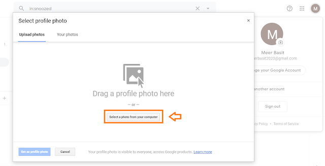How To Create A Gmail Account - Step By Step | Change Gmail Profile Picture