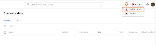 How To Upload A Video On YouTube Step-By-Step 2