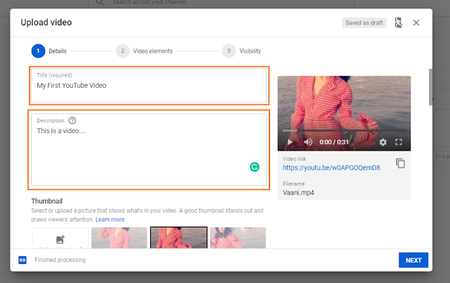 How To Upload A Video On YouTube Step-By-Step 4