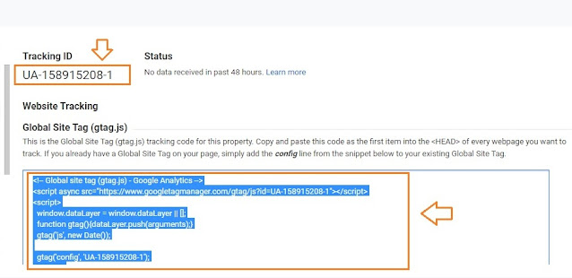 How To Find & Add Analytics Web Property ID On Blogger 10