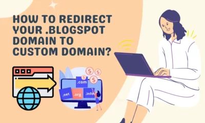 how to redirect blogger domain to custom domain