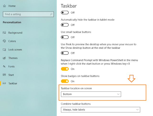 How To Move Taskbar To Bottom In Windows 10 | Change Taskbar Position In Windows 10