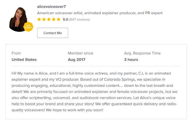 Hire Profesional Voice Over English-American Male & Female Artists | Affordable Voice Over Artists