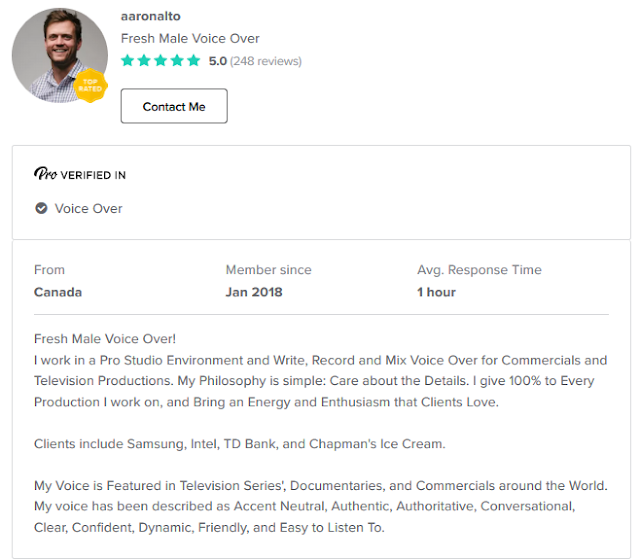 Hire Profesional Voice Over English-American Male & Female Artists | Affordable Voice Over Artists