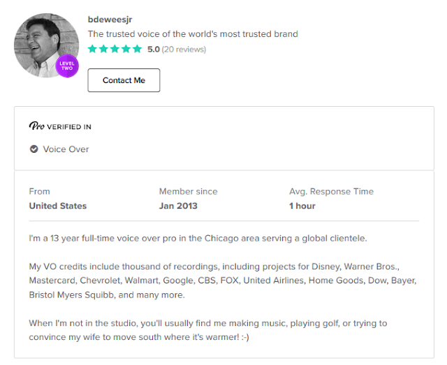 Hire Profesional Voice Over English-American Male & Female Artists | Affordable Voice Over Artists