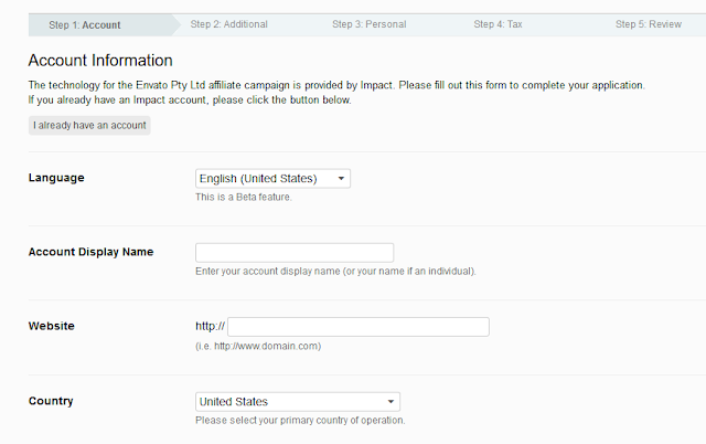 How To Sign Up/Apply For Envato Market Affiliate Program 1