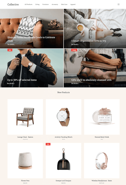 Best Responsive eCommerce Blogger Templates | Collective
