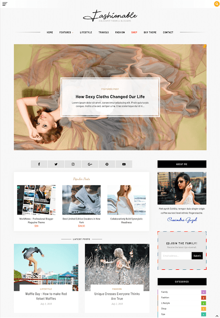 Fashionable | Simple Shop Theme