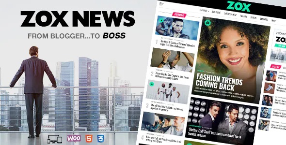 Zox News News & Magazine WordPress theme