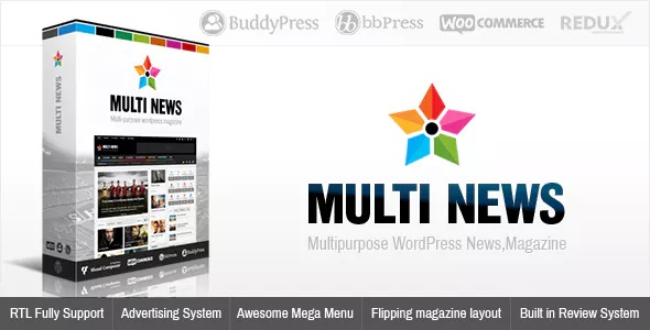 Multinews News & Magazine WordPress Themes
