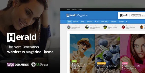 Herald News & Magazine WordPress Theme