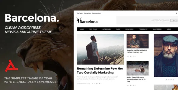 Barcelona News & Magazine WordPress Theme