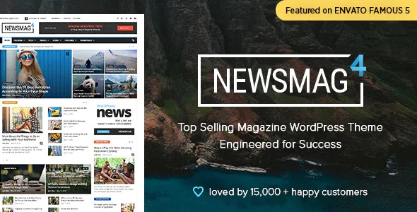 Newsmag News & Magazine WordPress Theme