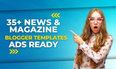 35+ News & Magazine Blogger Templates