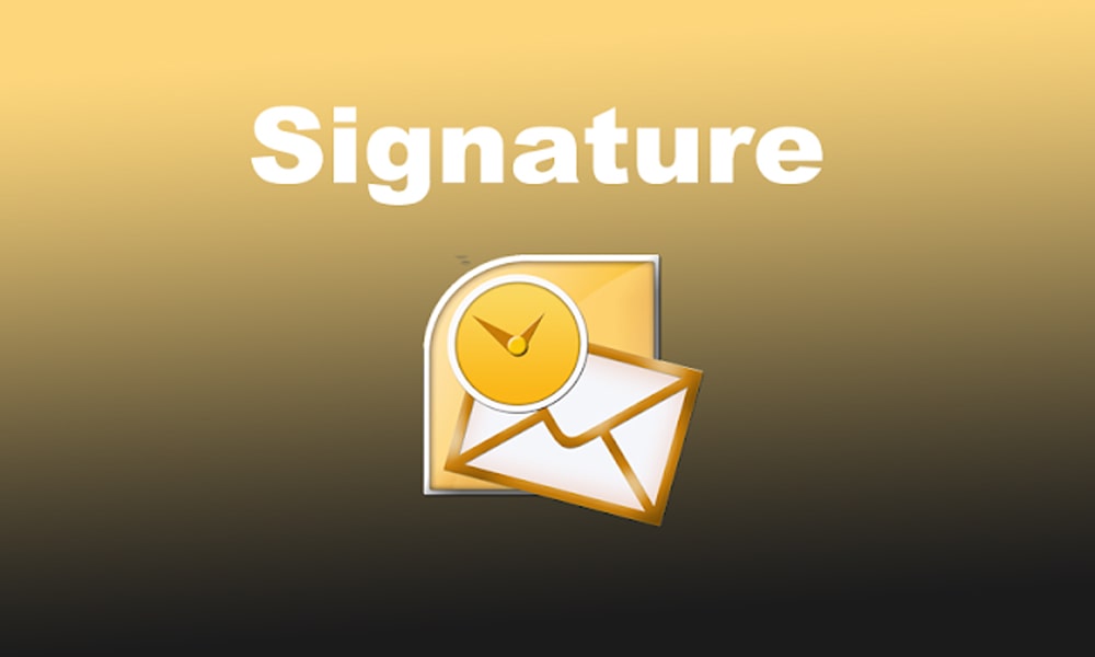 How To Create & Add Signature In Outlook