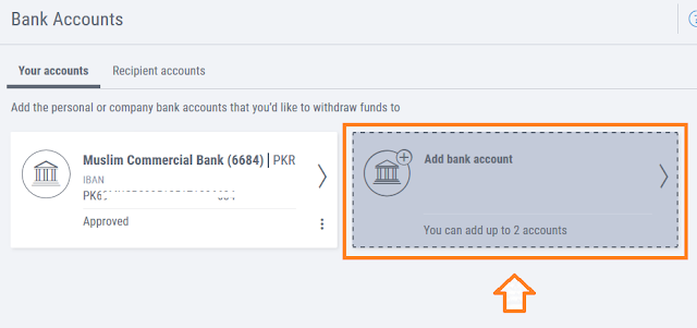 How To Add/Delete Bank Account In Payoneer 1