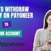 how to withdraw money on Payoneer to local bank account