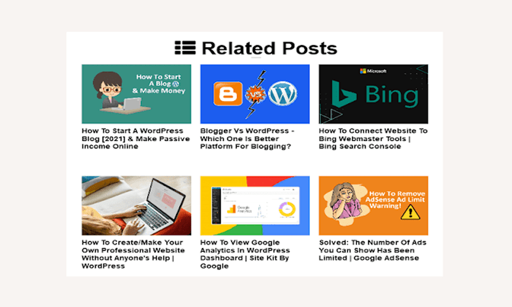 Best Blogger Related Posts Widget With Thumbnails