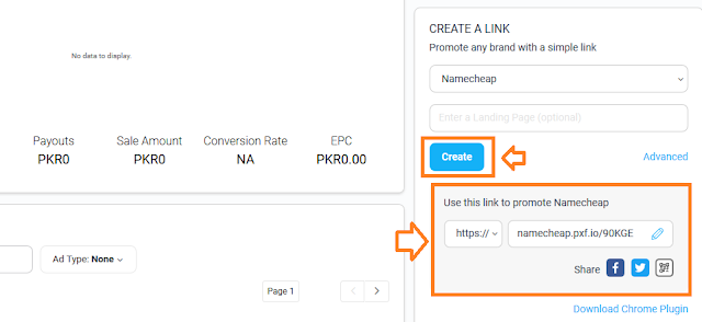 Create Default referral link on Impact Radius