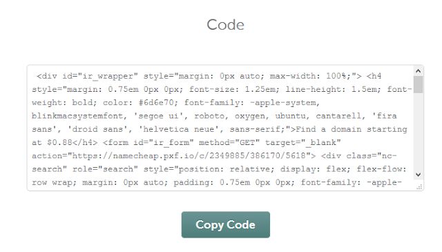 How To Add Domain Search Widget On Your Website