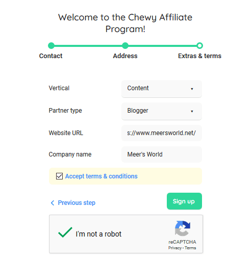 How To Sign-up For Chewy Affiliate Program