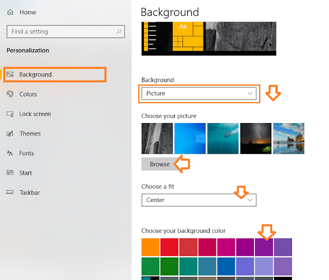 How To Change Desktop Background In Windows 10 | Picture, Slideshow, Solid Color