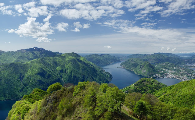 Lake Lugano, Switzerland