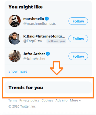 Twitter Doesn't Show Trends For You Settings Icon | Change Twitter Trends Location