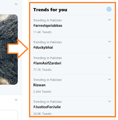 Twitter Doesn't Show Trends For You Settings Icon | Change Twitter Trends Location