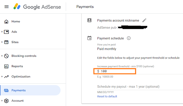 How To Change Google AdSense Payment Threshold & Set Payout Schedule